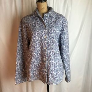 Vintage Laura Ashley Quilted Chore Coat